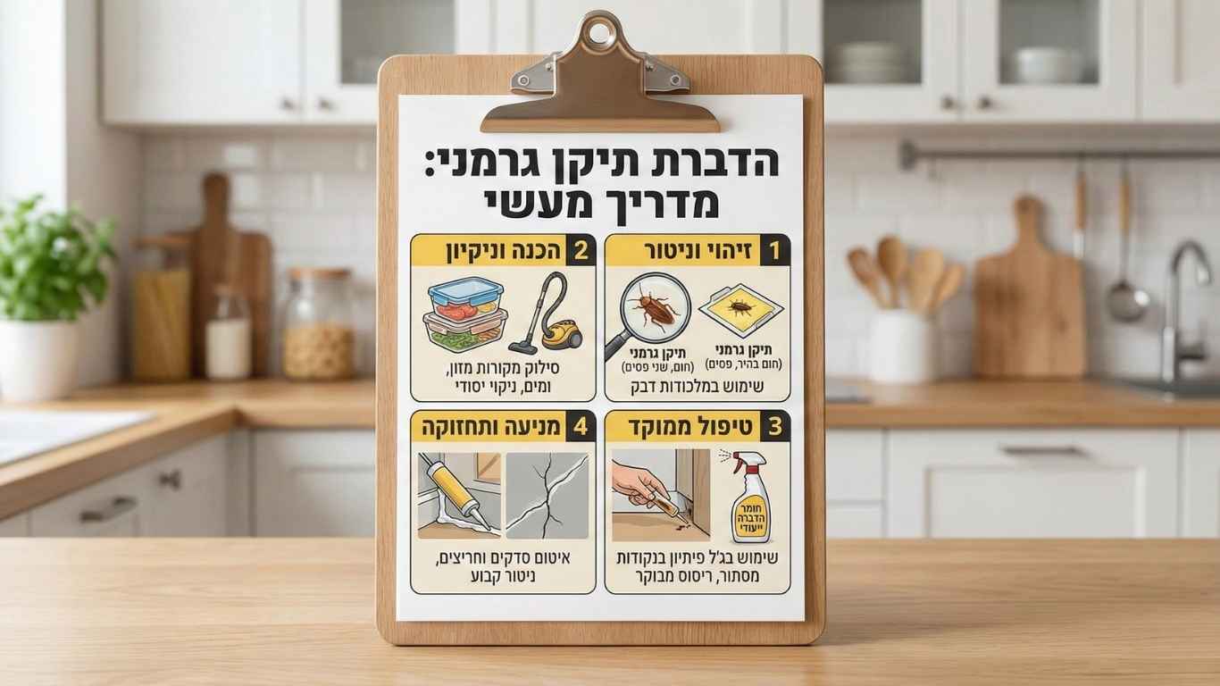 איך מבצעים הדברה נגד תיקן גרמני איך מבצעים הדברה נגד תיקן גרמני