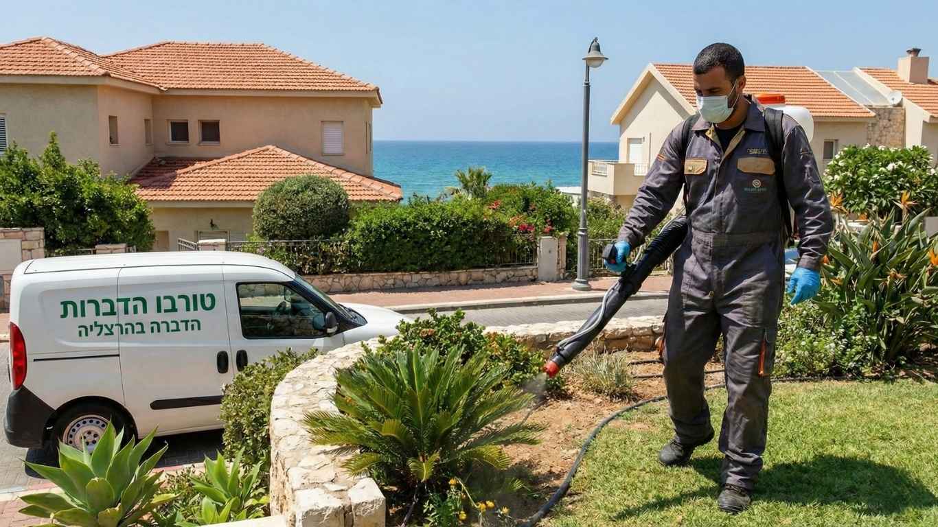 הדברה בהרצליה