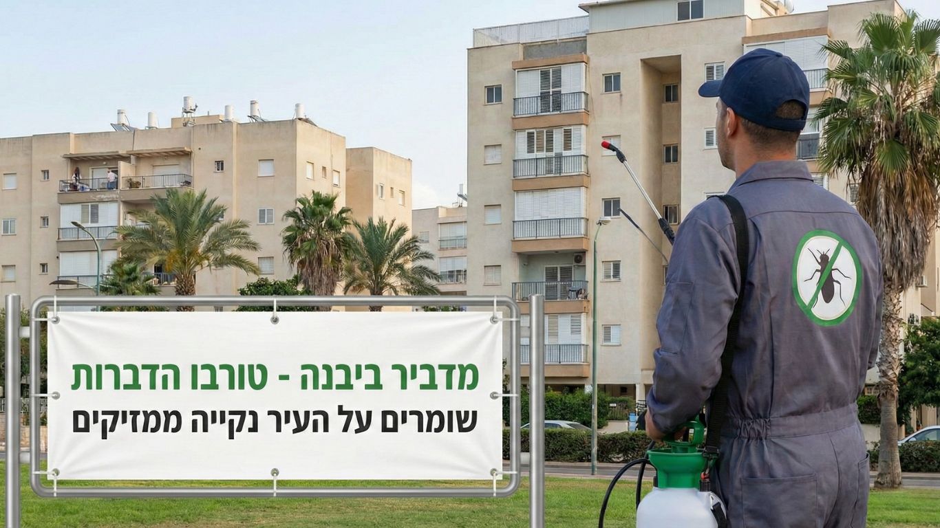 טיפים להדברה ביבנה