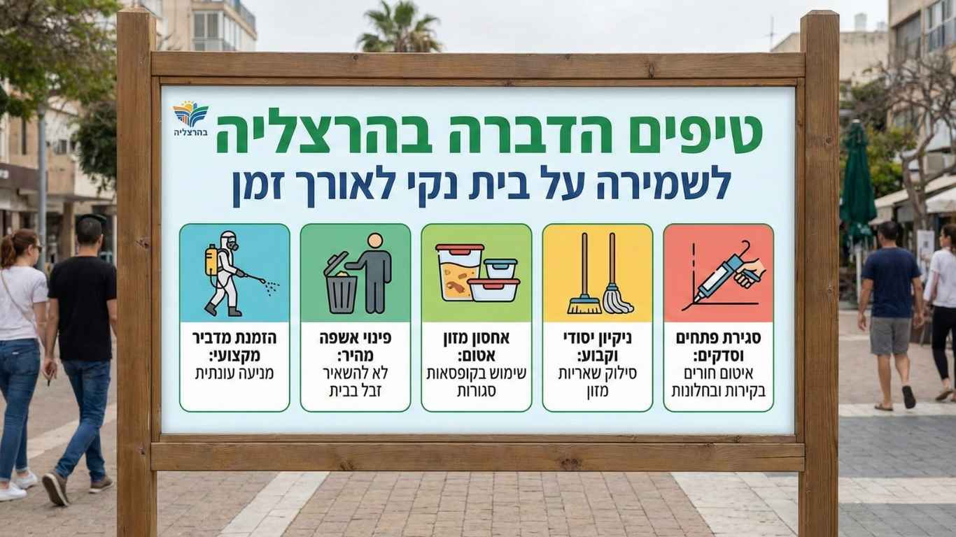 טיפים הדברה בהרצליה טיפים הדברה בהרצליה