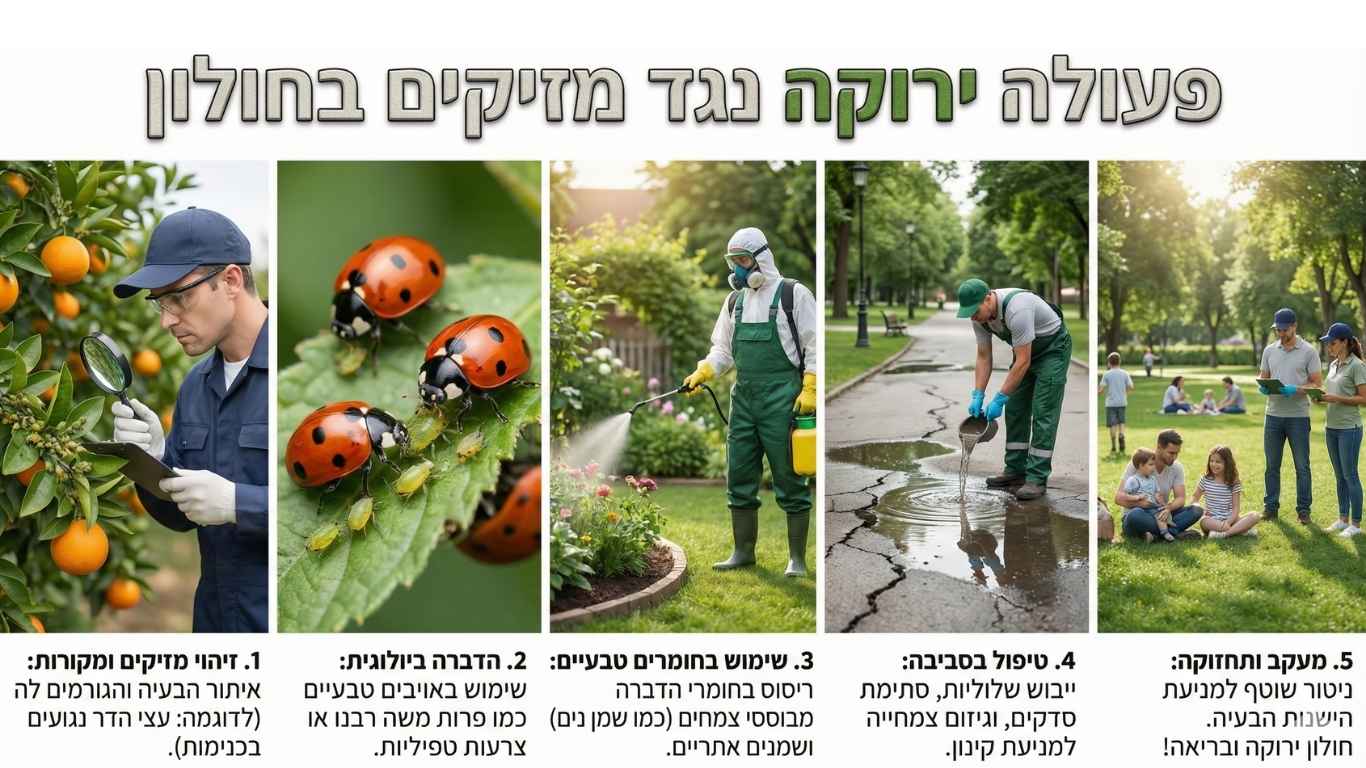 פעולה ירוקה נגד מזיקים בחולון פעולה ירוקה נגד מזיקים בחולון