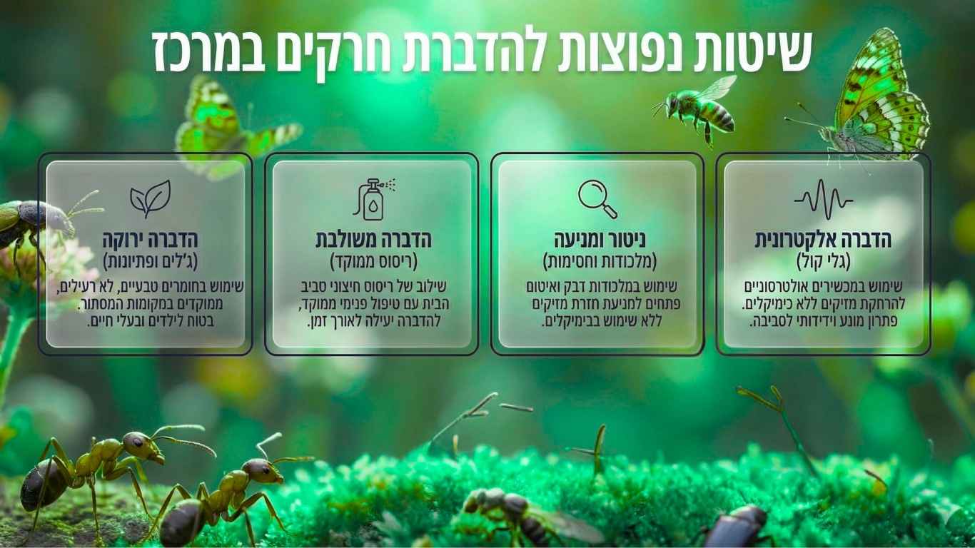 שיטות נפוצות להדברת חרקים שיטות נפוצות להדברת חרקים
