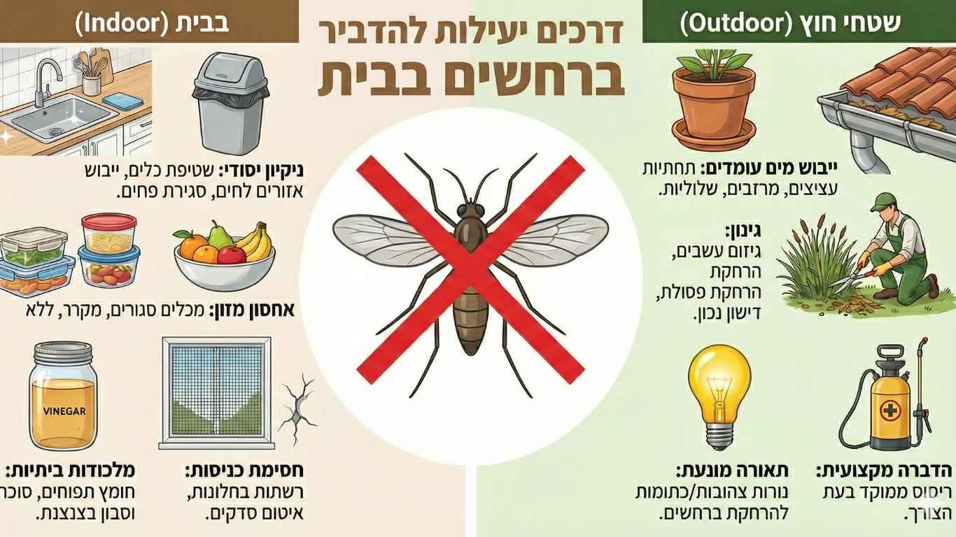 דרכים יעילות להדביר ברחשים בבית דרכים יעילות להדביר ברחשים בבית