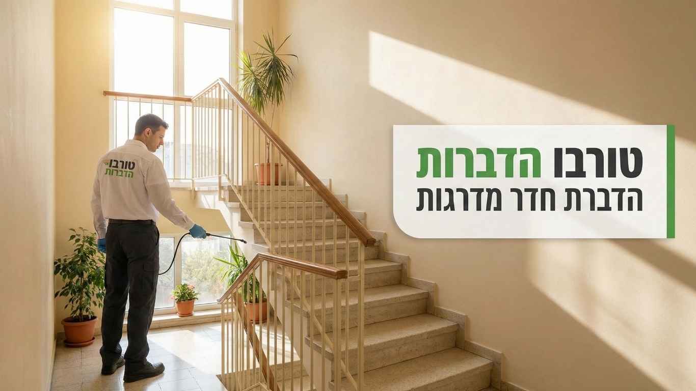 הדברת חדר מדרגות