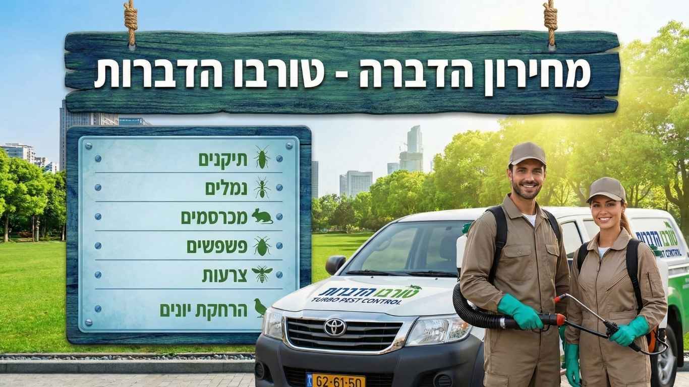 מחירון הדברה