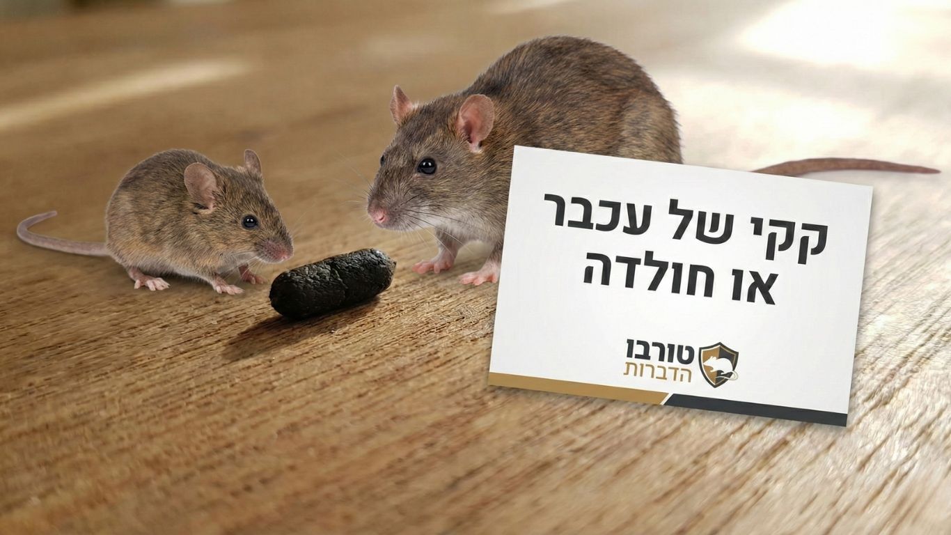 קקי של עכבר או חולדה